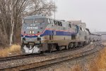 AMTK 184 Ph4 Heritage unit leading the eastbound California Zephyr 